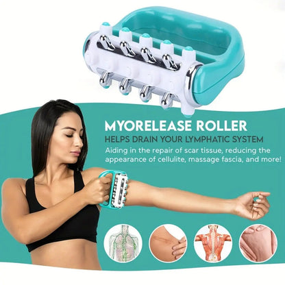 Cellulite Massager Fascia Release And Muscle Massage Roller Mini Trigger Point Deep Tissue Myofascial Release Tool Body Massager For Men And Women
