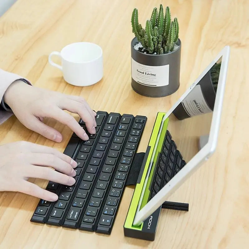 Flexible Roll Folding Bluetooth Keyboard