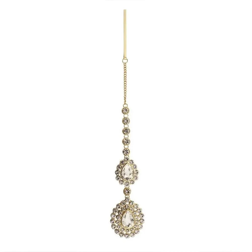 Simple Stylish Water Drop Forehead Chain Headdress Hair Band