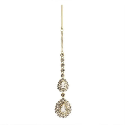Simple Stylish Water Drop Forehead Chain Headdress Hair Band